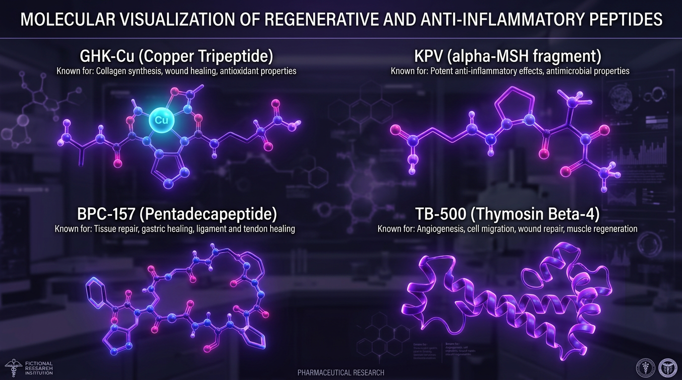 KPV (Lys-Pro-Val) — alpha-MSH-derived anti-inflammatory tripeptide structure